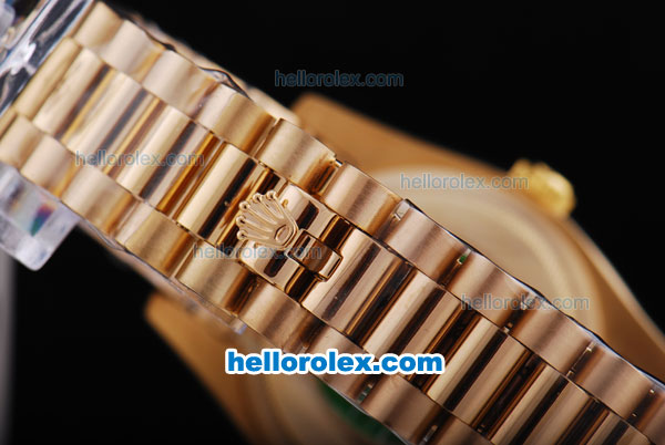 Rolex Datejust Automatic with Gold Case and Champagne Dial - Click Image to Close